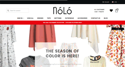 Desktop Screenshot of nolofashion.com