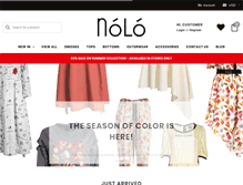 Tablet Screenshot of nolofashion.com